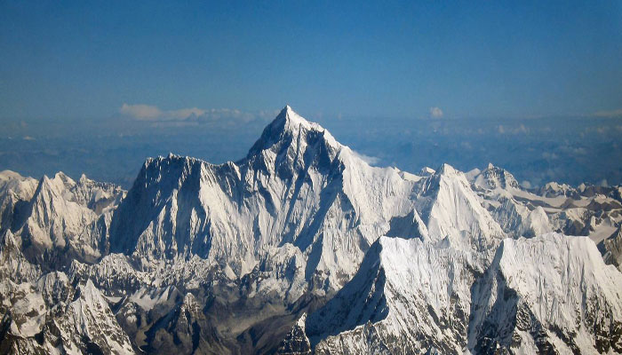 view from mount everest