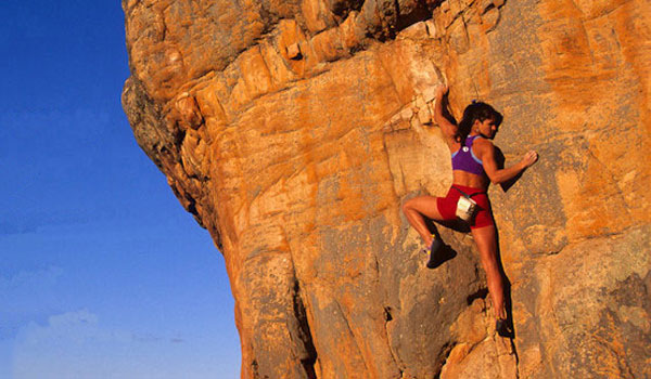 rock climbing